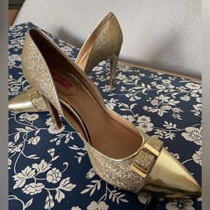 Michael Kors sparkley gold heels